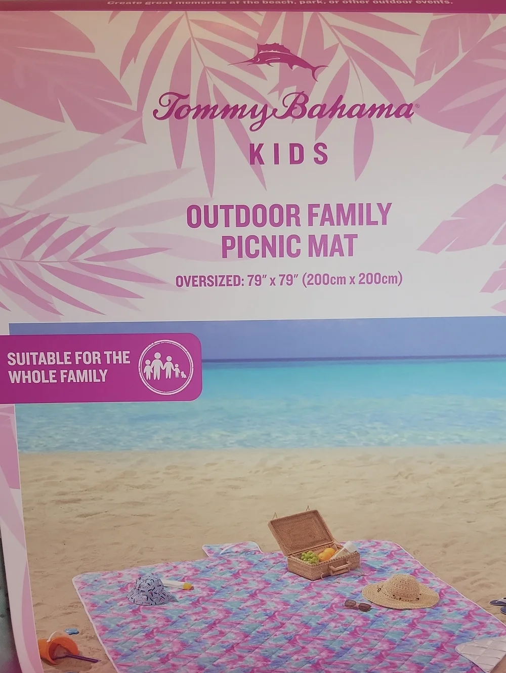 Tommy Bahama Kids Outdoor Family Picnic Mat. 79